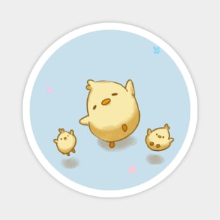 Little Dancing Chicks Magnet